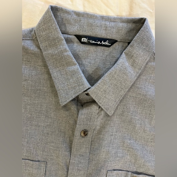 Travis Mathew NWOT CLOUD FLANNEL BUTTON-UP - Picture 3 of 7